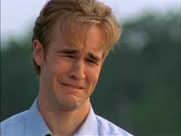 Oh James Van Der Beek, you show my sorrow so well.