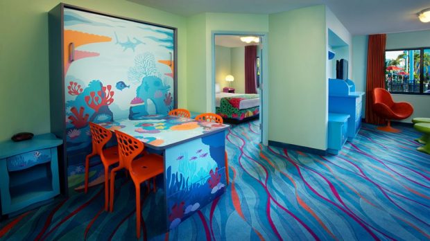 Finding Nemo Family Suite at Art of Animation Disney hotel and resort