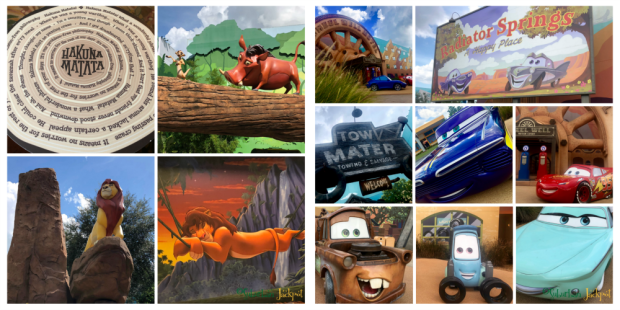 Walt Disney World Pixar Art of Animation Resort Hotel Lion King Cars