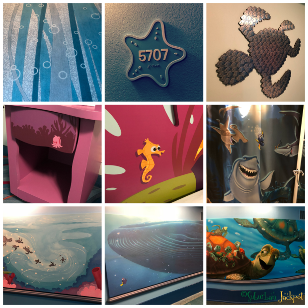 Walt Disney World Pixar Finding Nemo Theme Art of Animation Resort Hotel