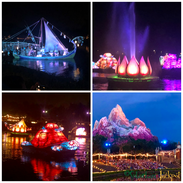 Disney Animal Kingdom Rivers of Light Expedition Everest Lotus Boat