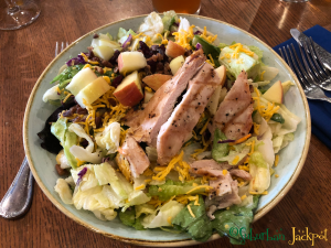Walt Disney World Magic Kingdom Liberty Tree Tavern Colony Salad Gluten free Dining