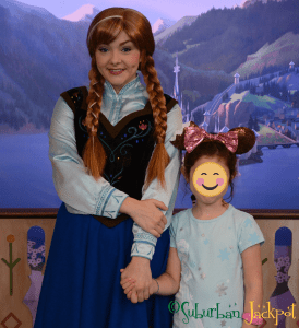 Walt Disney World Epcot Anna Frozen Royal Sommerhaus Character Meet and Greet