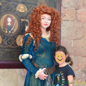 Walt Disney World Magic Kingdom Merida Brave Fairytale Garden Character Meet and Greet