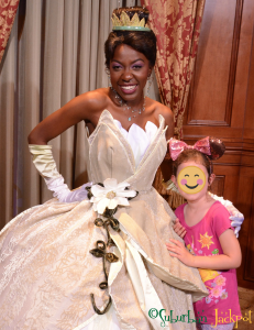 Walt Disney World Tiana Princess and the Frog Character Meet and Greet Fairytale Hall