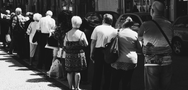 Waiting in line patience wait queue