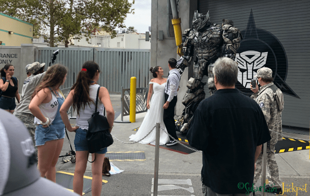 Megatron Transformers Universal Studios Wedding
