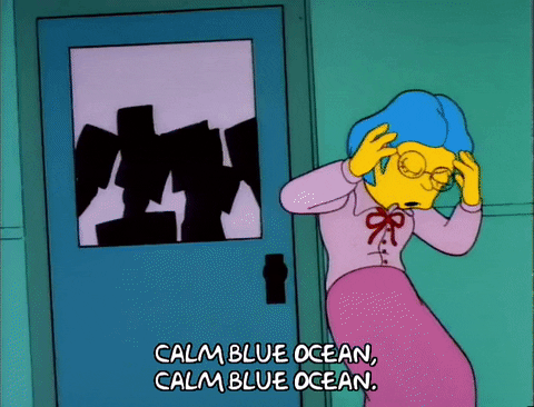 Calm Blue Ocean The Simpson Ms Hoover