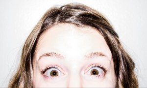 surprise wide eyes